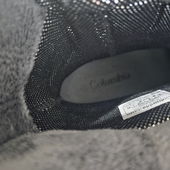 Columbia Minx III Winter Boots Women Youth Sz 6 Gray Waterproof Insulated Snow - Picture 10 of 16